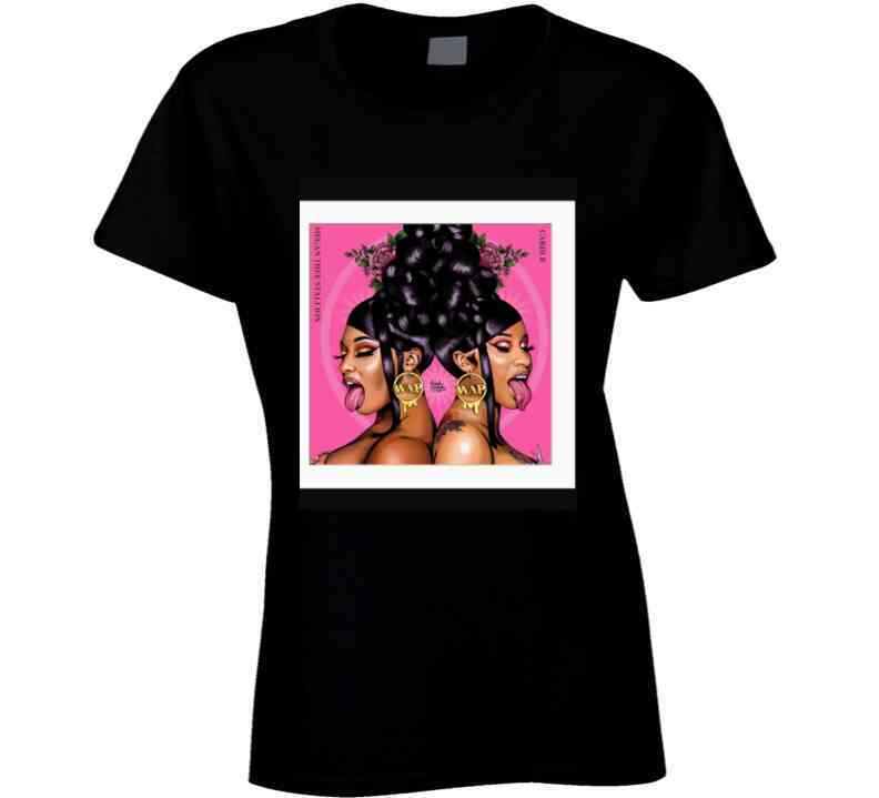 Wap Girls ( Black ) Ladies T Shirt