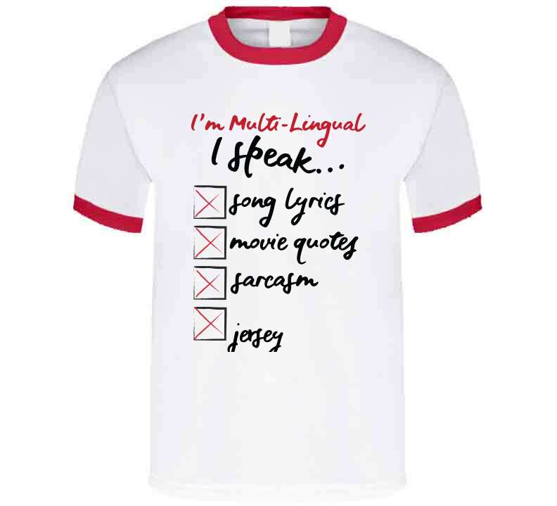 I Speak Jersey Tee  T Shirt