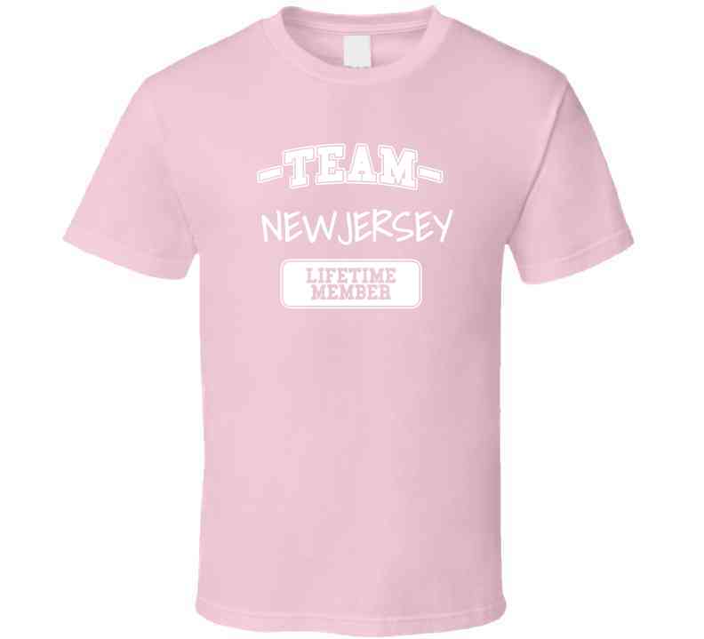 Team N J Pink Ladies T Shirt