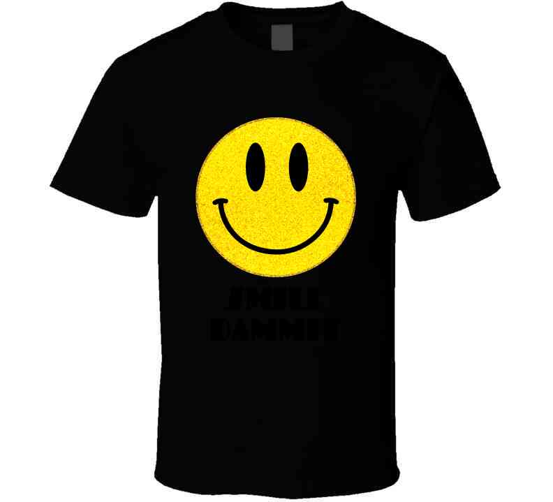 Smile Dammit Pink  T Shirt