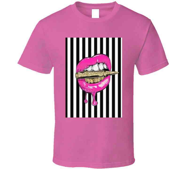 Lip Service Pink Tee Ladies T Shirt