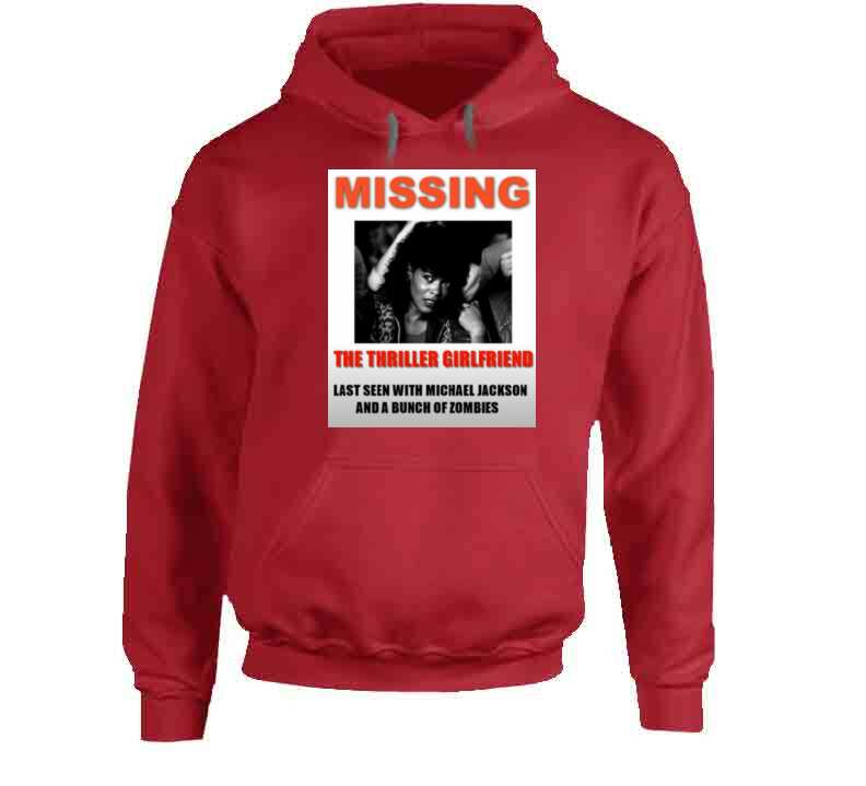 Missing Thriller Girl ( Red ) T Shirt