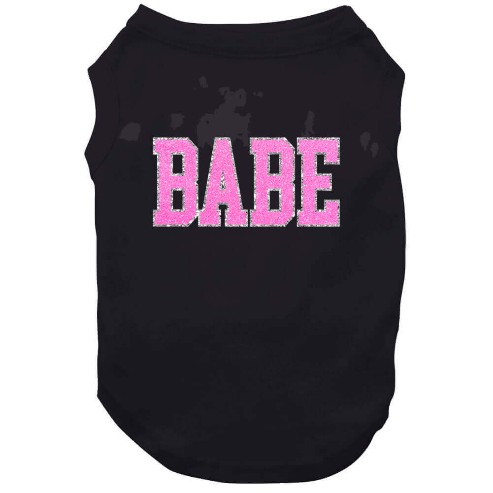 Babe In Black  Ladies T Shirt