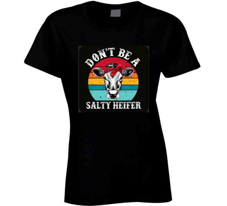 Salty Heifer ( Black ) Hoodie