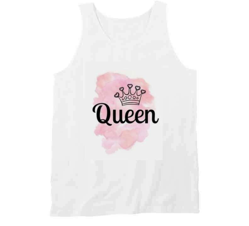 Original Pink Queen Graphic Tee  Ladies T Shirt