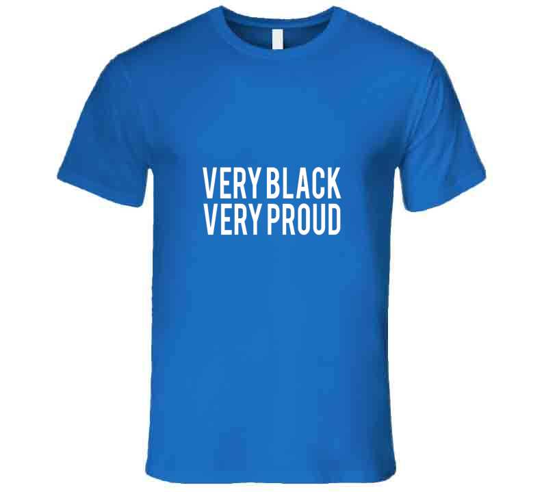 Very Black Very Proud Blue Crewneck Sweatshirt