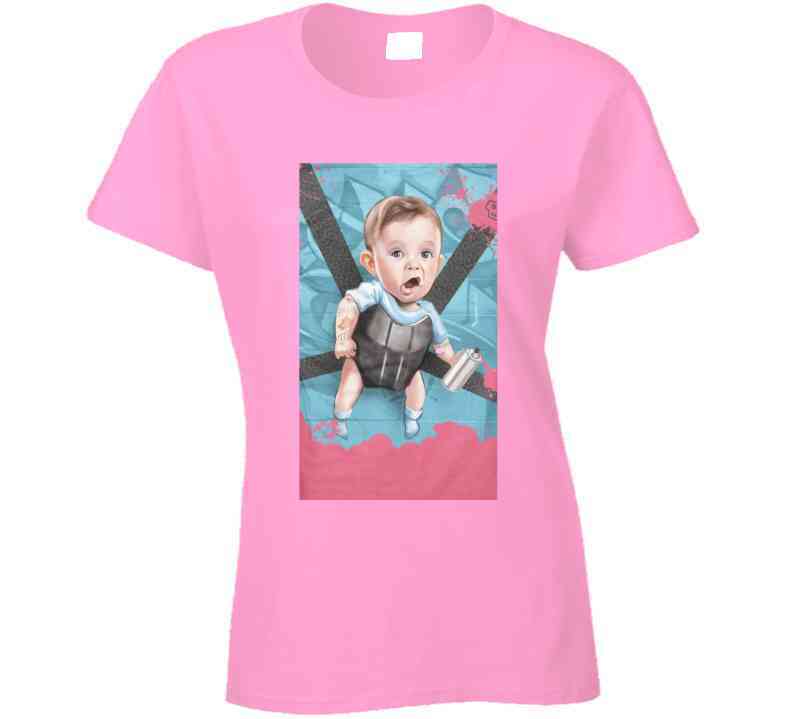 Hold On Baby Pink T Shirt