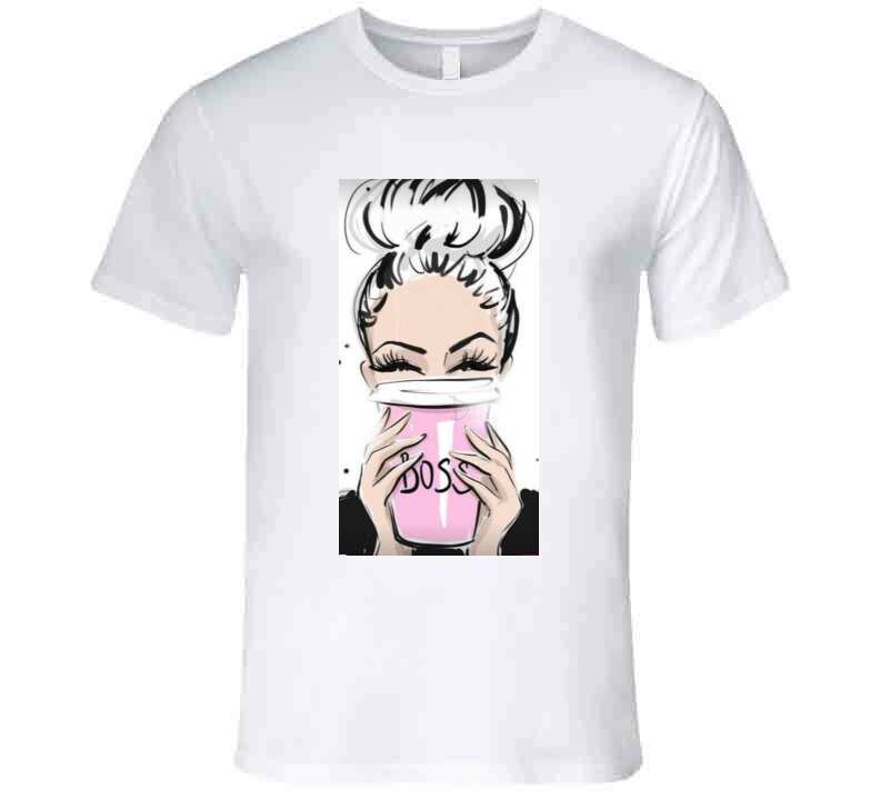 Boss Lady White  Ladies T Shirt