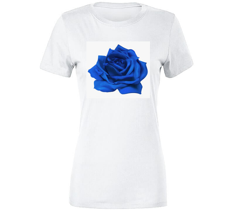 Blue Rose Tee Ladies T Shirt