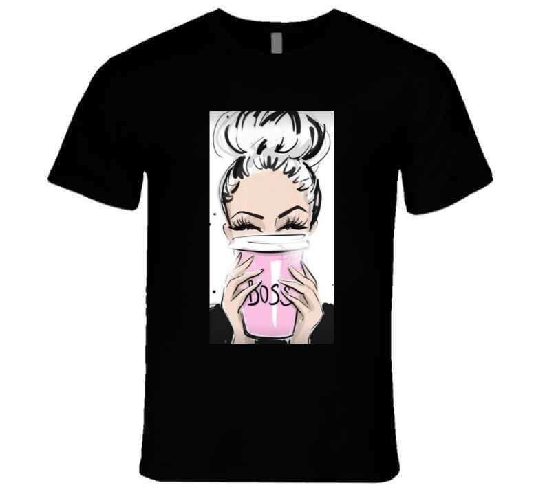 Boss Lady Black Ladies T Shirt