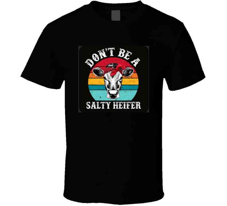 Salty Heifer ( Black ) Apron