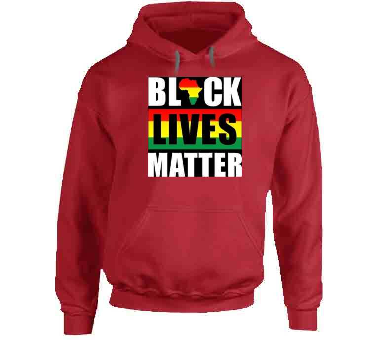 Black Matters Red T Shirt