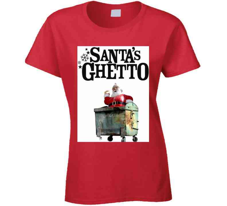 Santa's Ghetto ( Red )  T Shirt