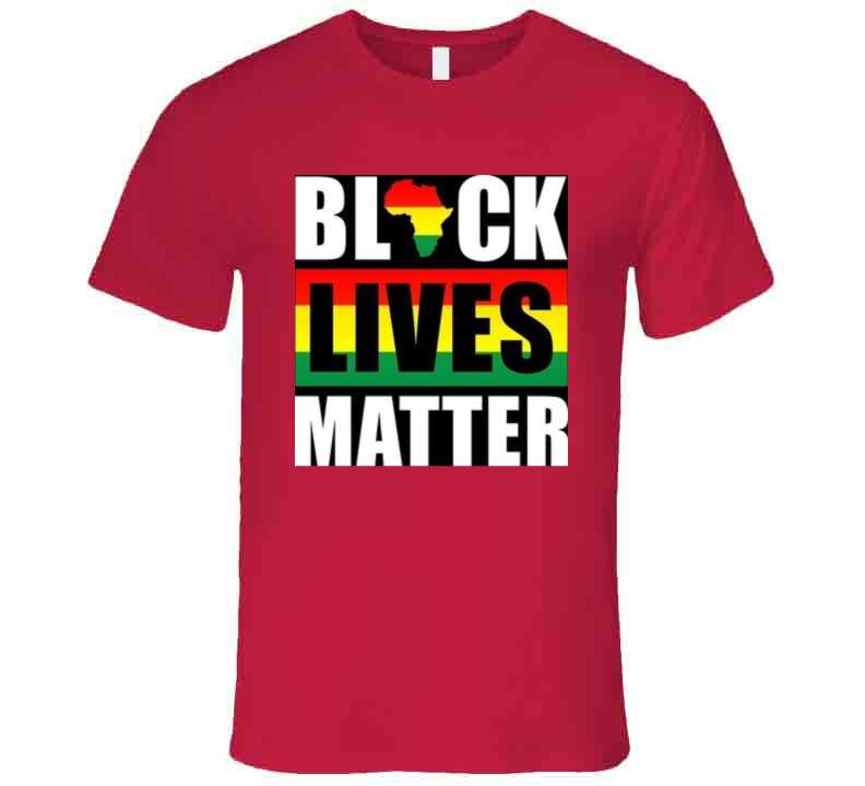 Black Matters Red T Shirt