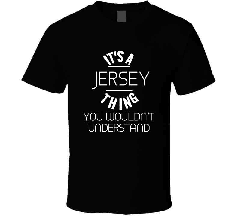 Its A Jersey Thing Pink  T Shirt