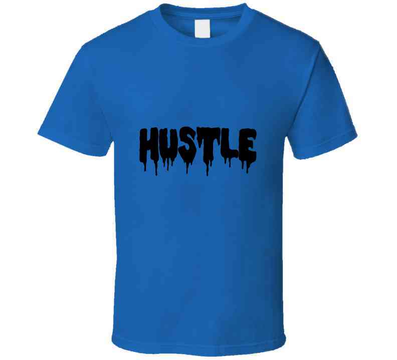 Hustle Drip Blue Hoodie