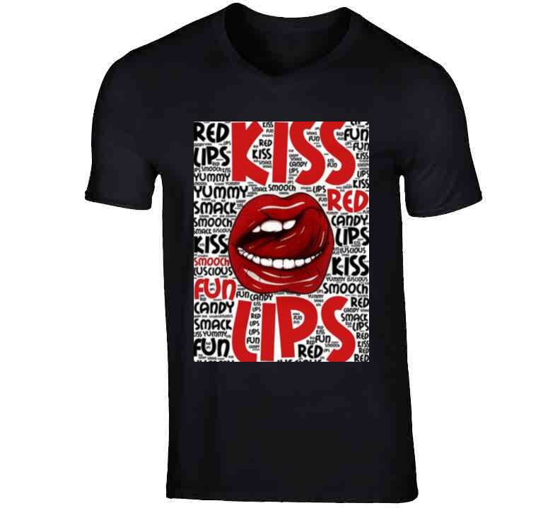 Hot Kiss Lips  T Shirt