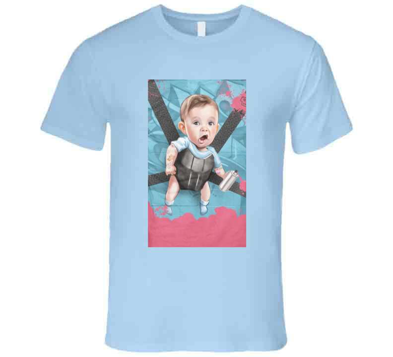 Hold On Baby Blue T Shirt