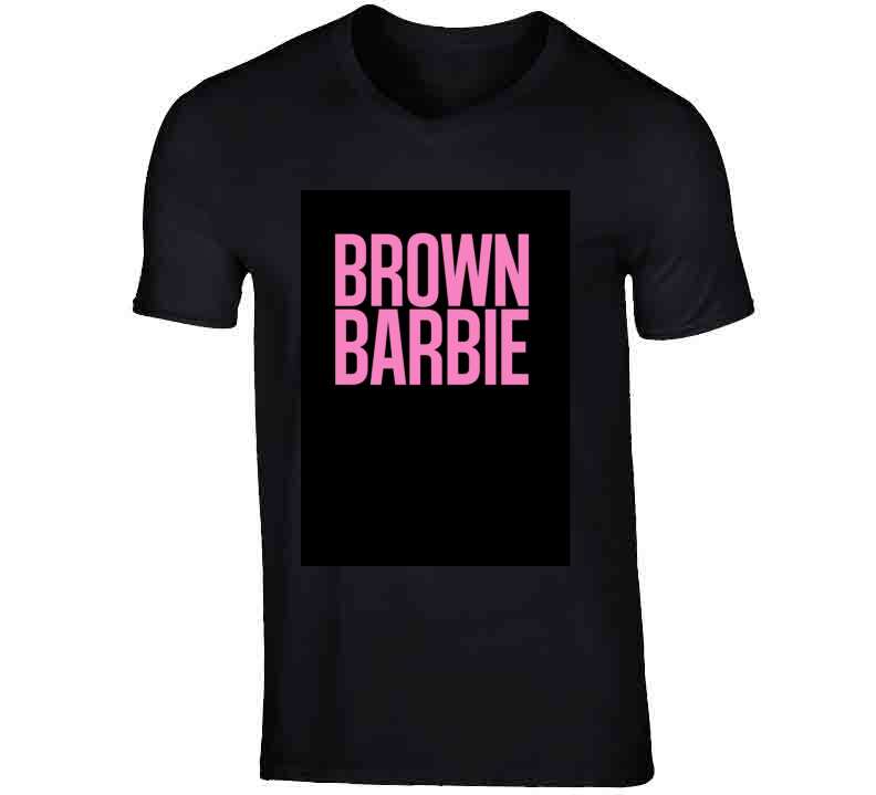 Brown Barbie  Ladies T Shirt