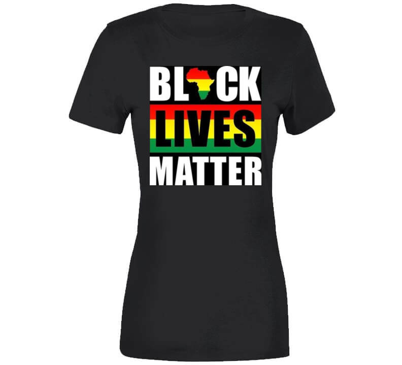 Black Matters Red T Shirt