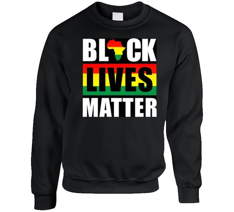 Black Matters Red T Shirt