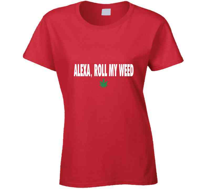 Alexa, Roll ( Red ) Ladies T Shirt