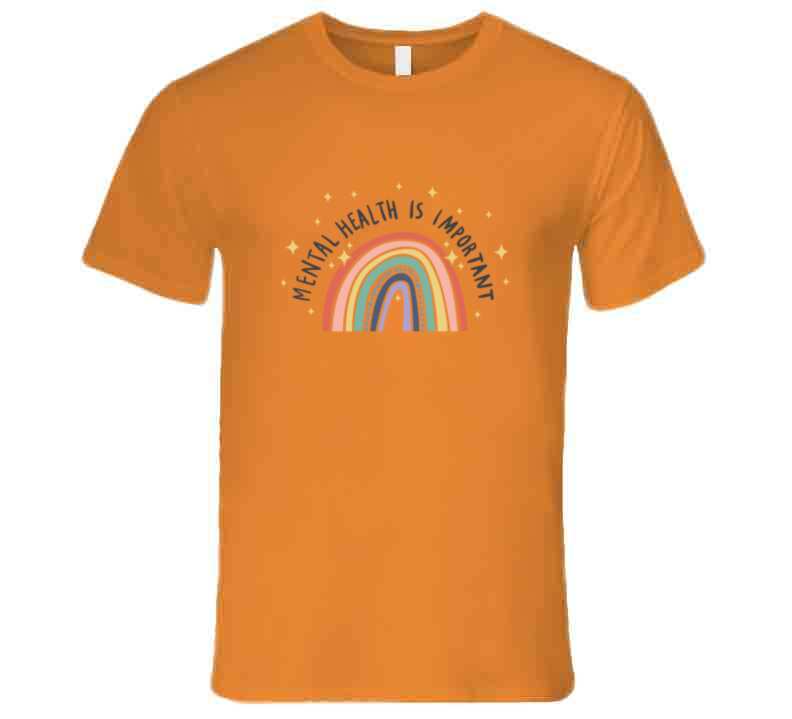 Mental Health ( Orange ) T Shirt