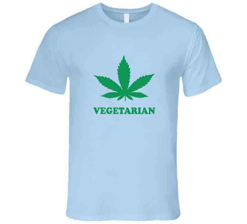 Vegetarian ( Baby Blue ) T Shirt