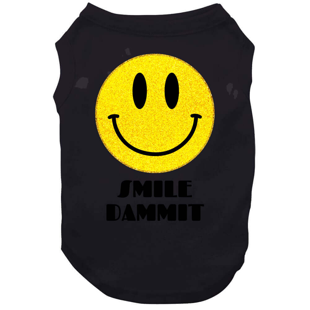 Smile Dammit Gray  T Shirt