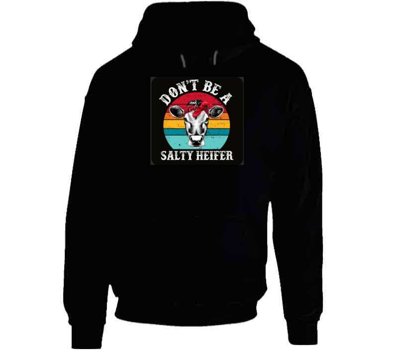 Salty Heifer ( Black ) Ladies T Shirt