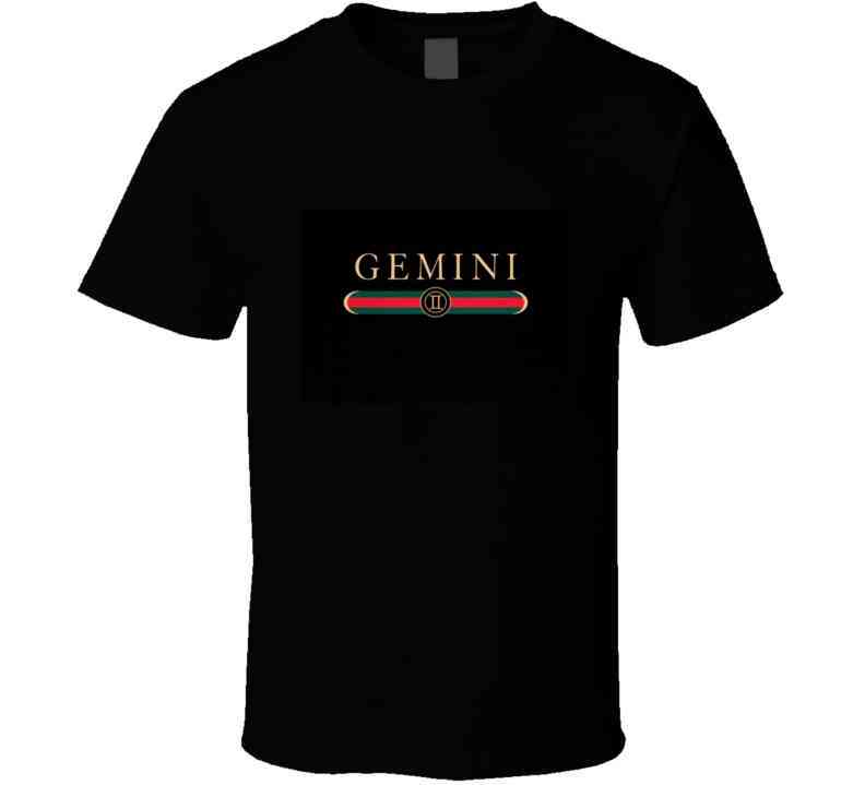 Gemini Couture Black Tee  Ladies T Shirt