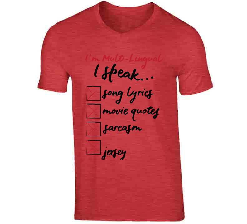 I Speak Jersey Tee  T Shirt