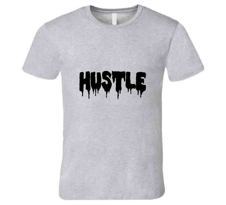 Hustle Drip Gray Sweatshirt Crewneck Sweatshirt