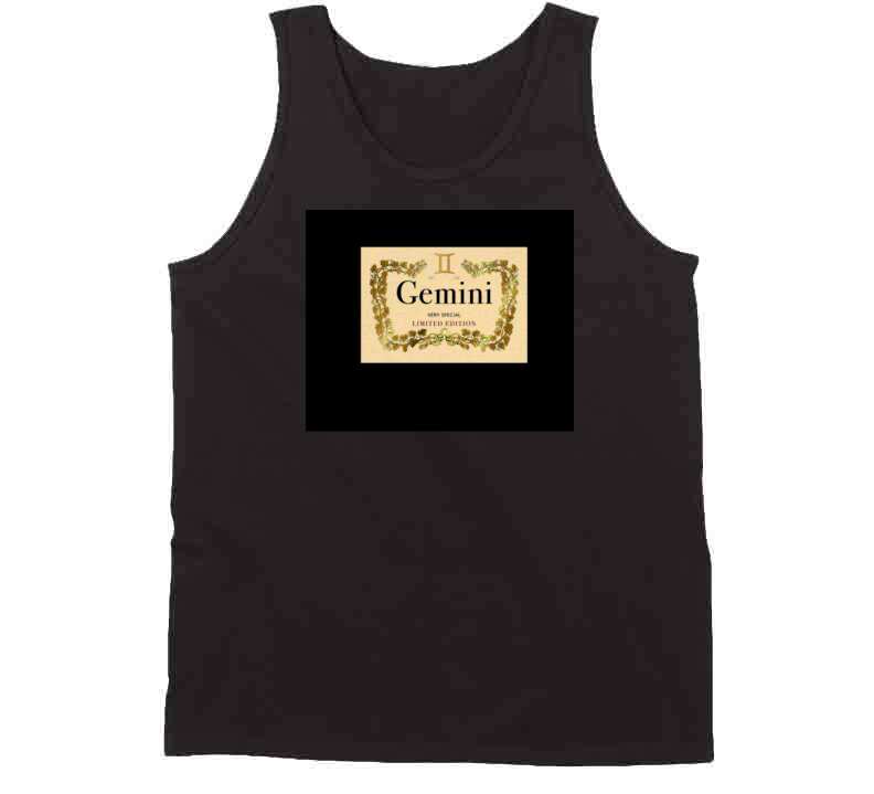 Gemini Brand Limited Black Tee T Shirt