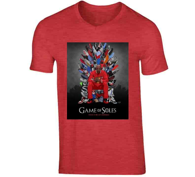 Game Of Soles Red T Shirt