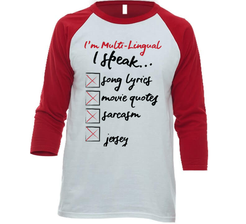 I Speak Jersey Collection Assorted  T- Shirts