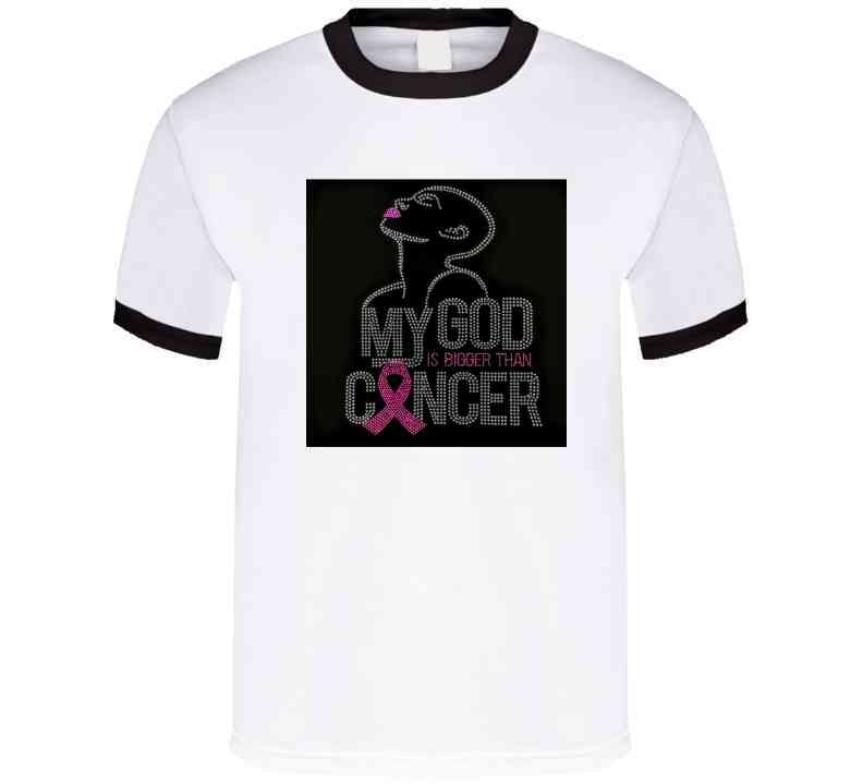 My God Is Bigger Than Cancer Pink Edition T Shirt