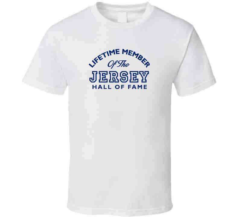 Lifetime Jersey Hall Of Fame (white) T Shirt