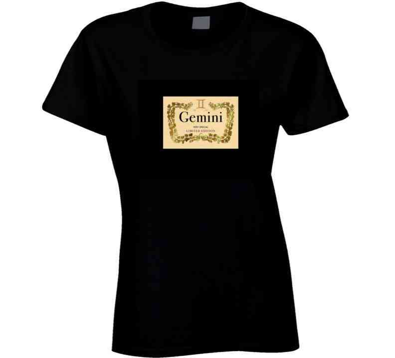 Gemini Brand Limited Black Tee T Shirt