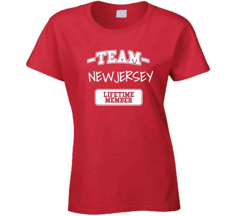 Team N J Red T Shirt