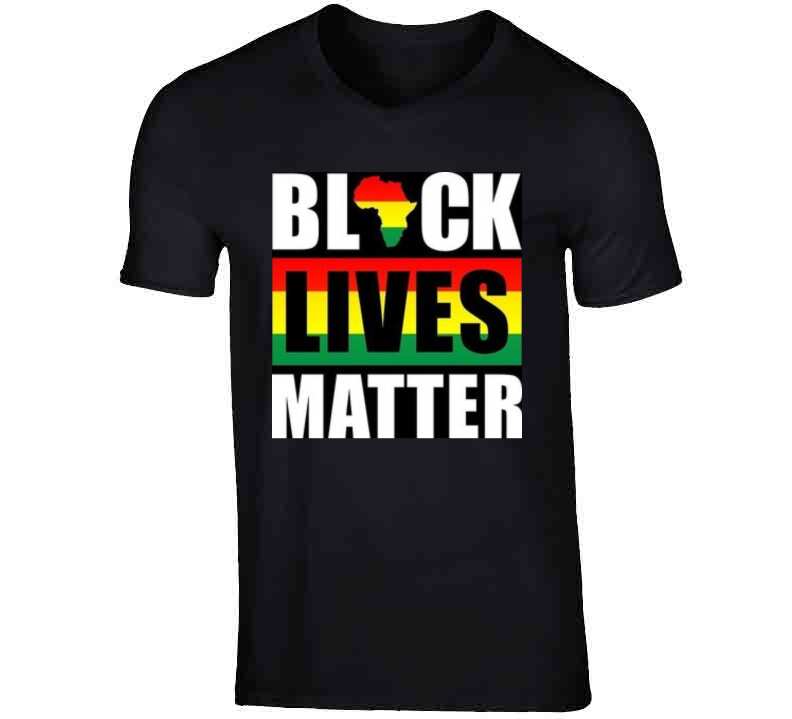 Black Matters Red T Shirt