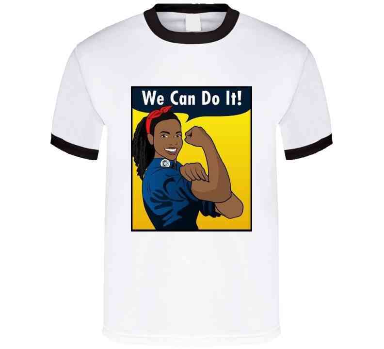 We Can Do It White T Shirt