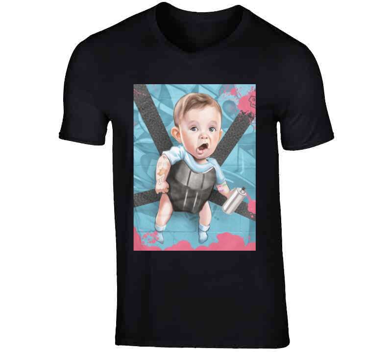 Hold On Baby Gray T Shirt