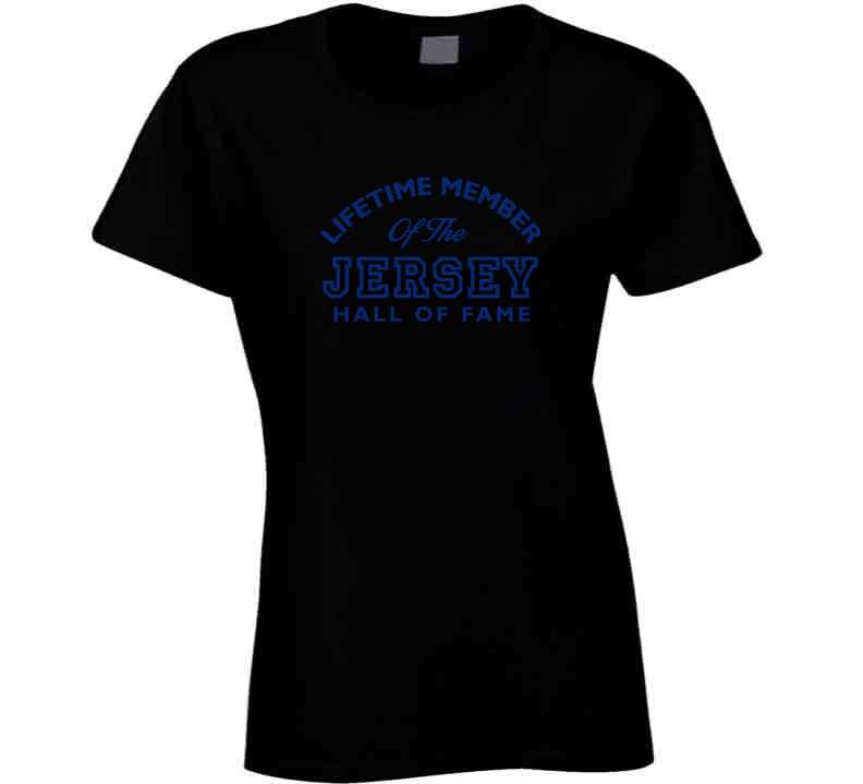 Lifetime Jersey Hall Of Fame (black) T Shirt