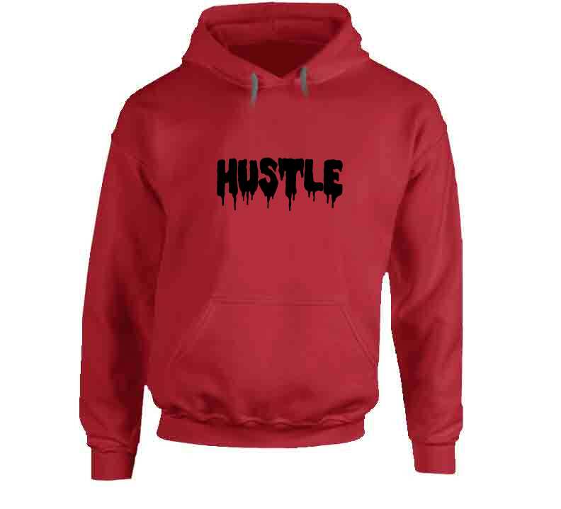 Hustle  Red Sweatshirt Crewneck Sweatshirt