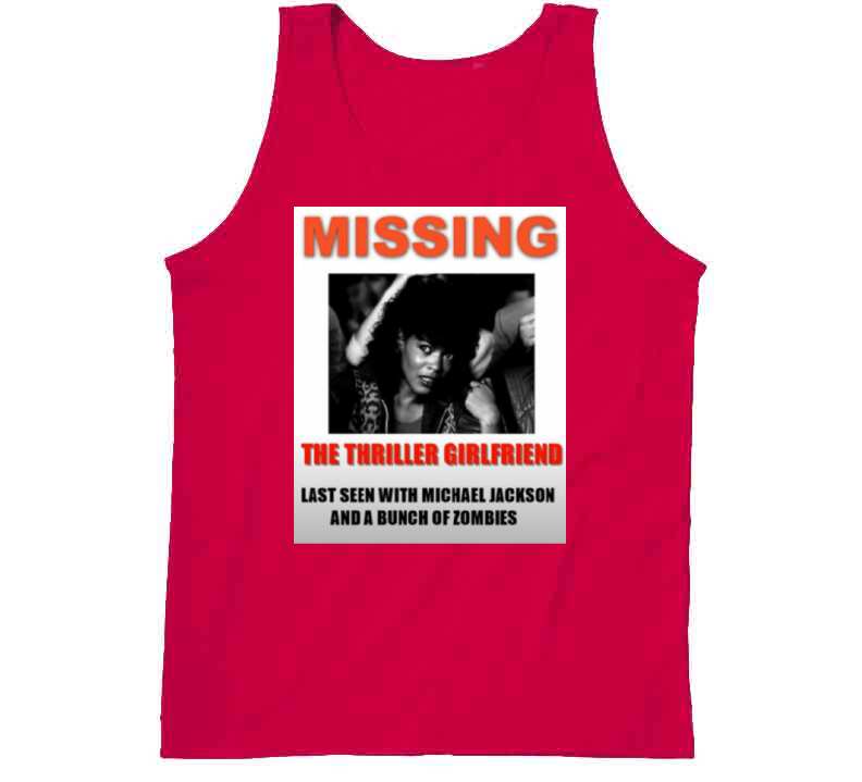 Missing Thriller Girl ( Red ) T Shirt