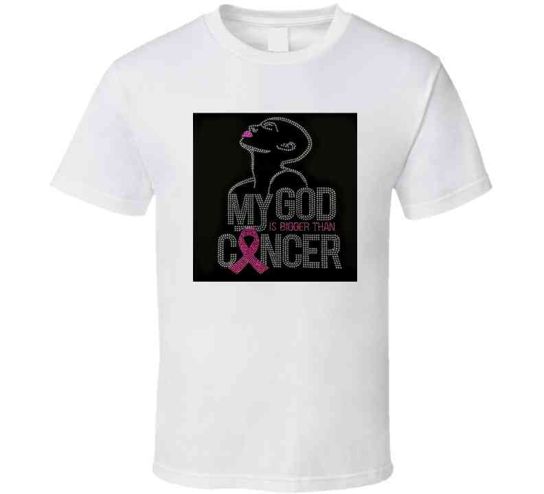 My God Is Bigger Than Cancer Pink Edition T Shirt