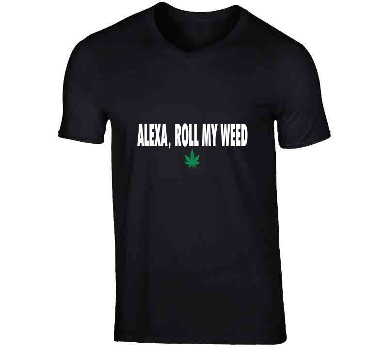 Alexa, Roll ( Black ) Ladies T Shirt