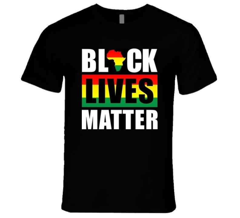 Black Matters Red T Shirt