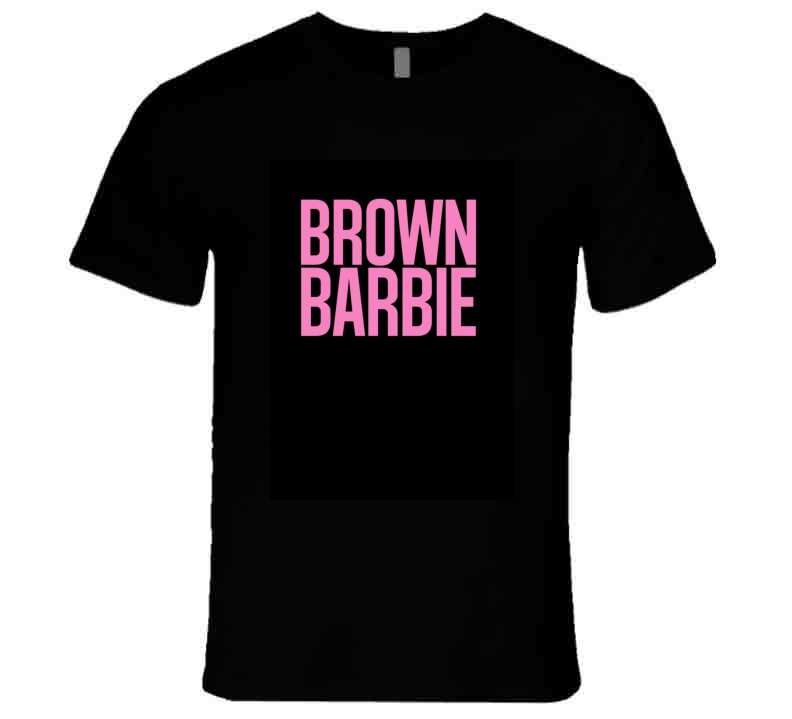 Brown Barbie  Ladies T Shirt